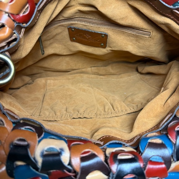 Patricia Nash Pisticci Flapover Crossbody Bag - Chainlink Collection - Picture 7 of 9